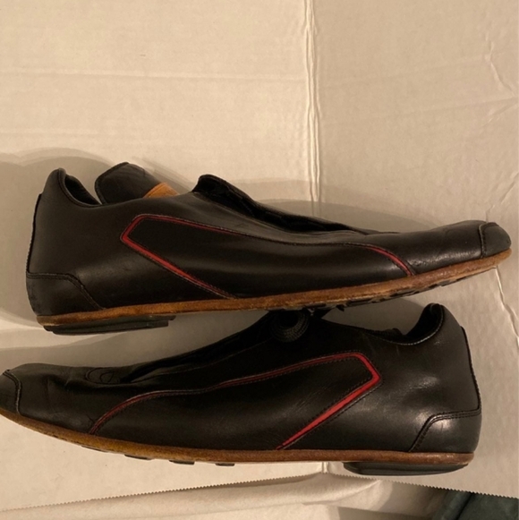 Louis Vuitton Black Leather Men\'s Sneakers UK 6 US 7 on the chart main image 9